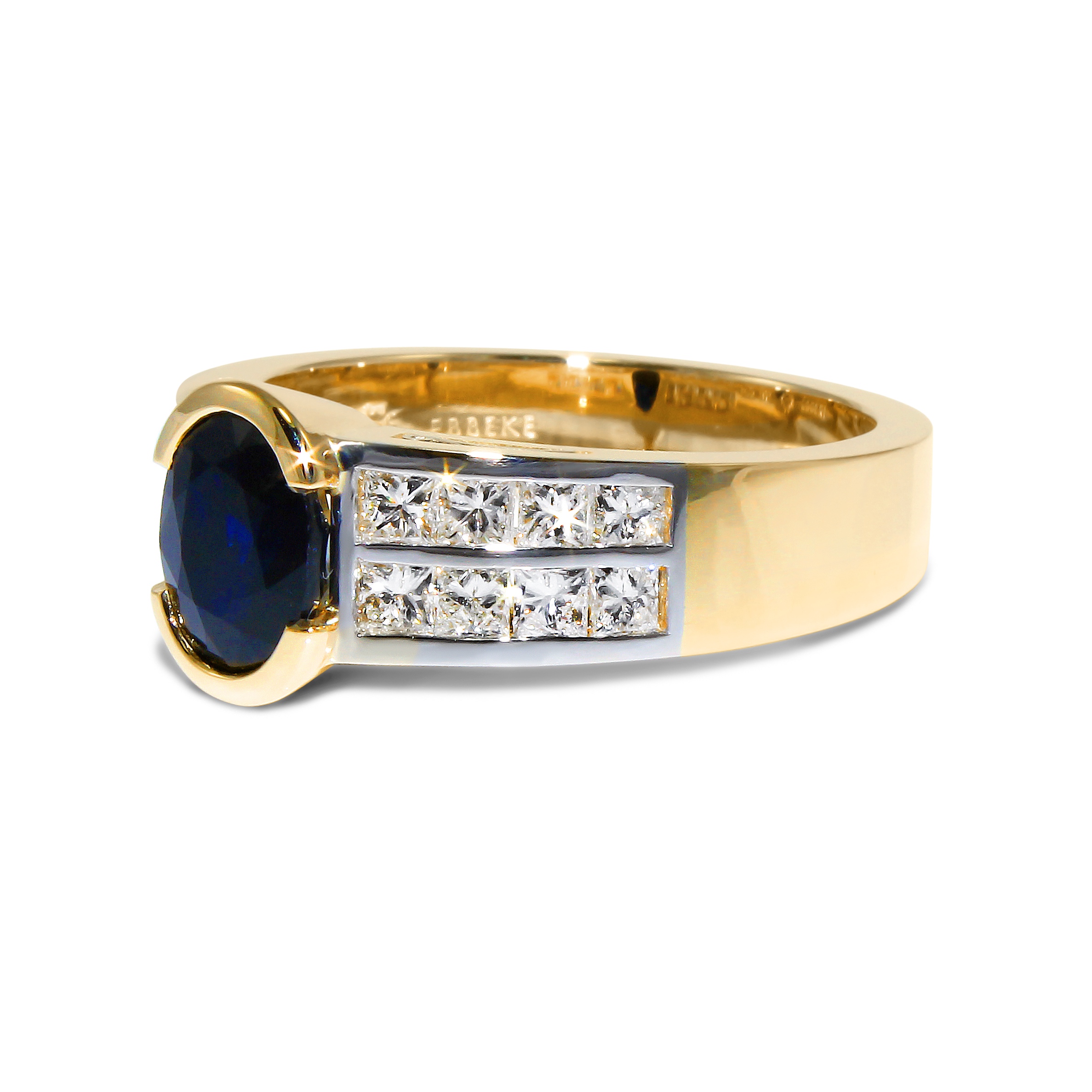 Australian Sapphire Ring - Ebbeke & Co Jewellers