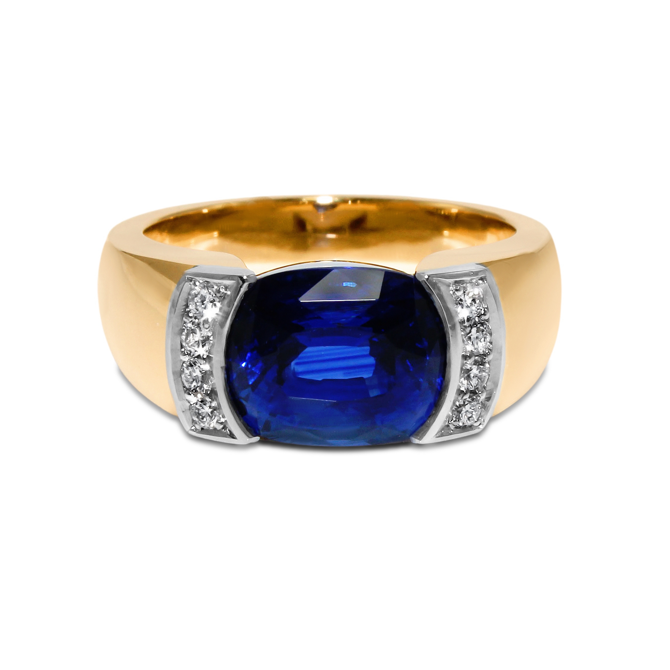 Oval Blue Sapphire Ring - Ebbeke & Co Jewellers